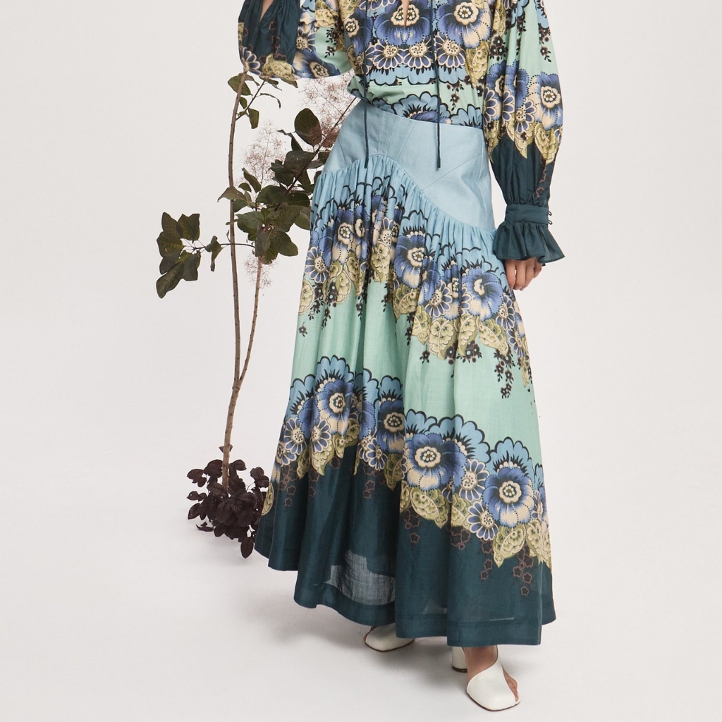 Alemais Madalena Skirt Blue